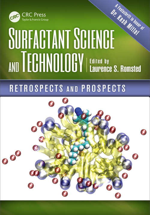 Book cover of Surfactant Science and Technology: Retrospects and Prospects