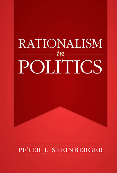 Book cover of Rationalism in Politics