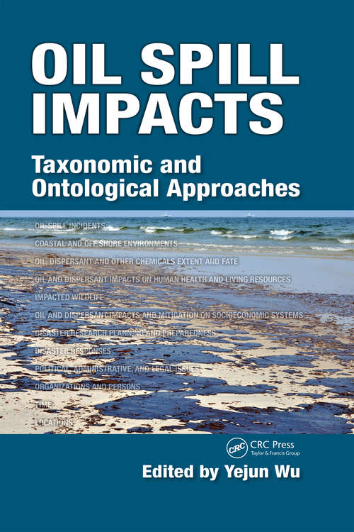 Book cover of Oil Spill Impacts: Taxonomic and Ontological Approaches
