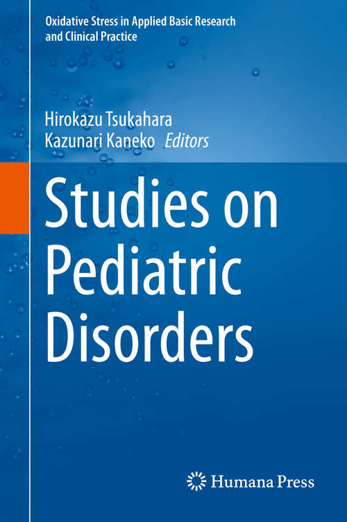 Book cover of Studies on Pediatric Disorders