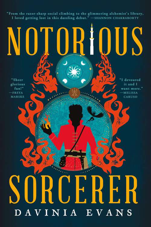 Book cover of Notorious Sorcerer (The Burnished City #1)