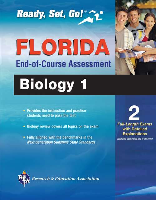 Book cover of Florida Biology 1 End-of-Course Assessment Book + Online (Florida FCAT & End-of-Course Test Prep)