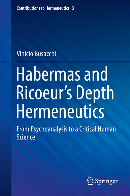 Book cover of Habermas and Ricoeur's Depth Hermeneutics