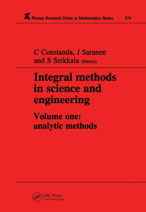 Book cover of Integral Methods in Science and Engineering (Chapman And Hall/crc Research Notes In Mathematics Ser.)