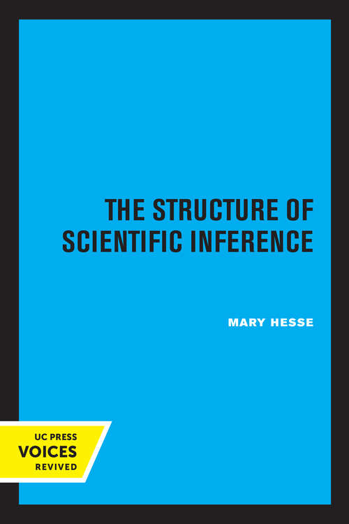 Book cover of The Structure of Scientific Inference