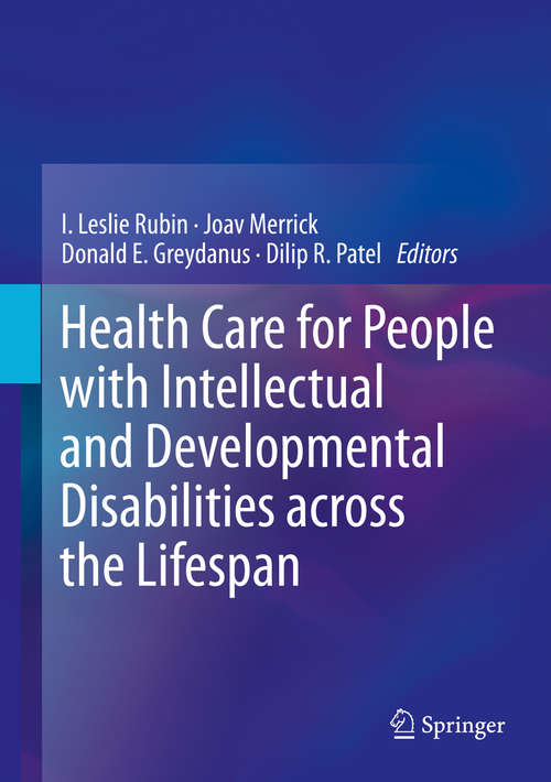 Book cover of Health Care for People with Intellectual and Developmental Disabilities across the Lifespan