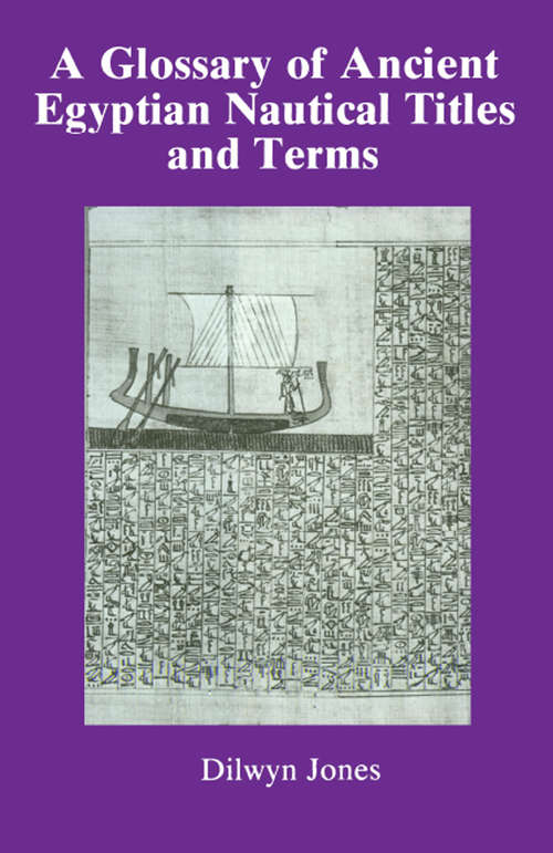Book cover of Glossary Of Ancient Egyptian Nautical Terms