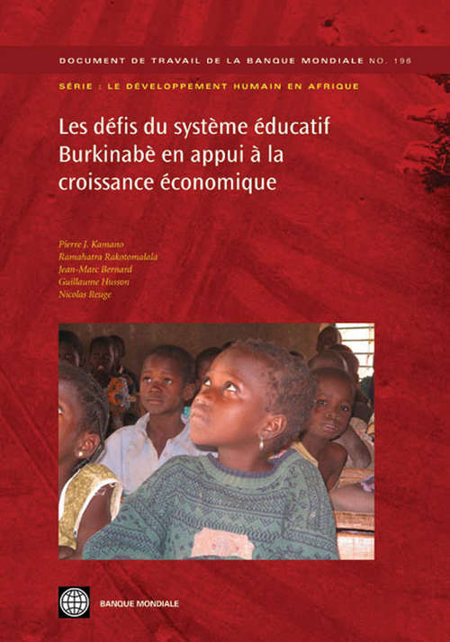 Book cover of Les défis du système éducatif Burkinabè en appui à  la croissance économique