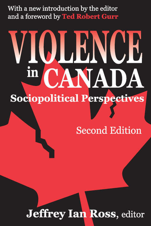 Book cover of Violence in Canada: Sociopolitical Perspectives (2)