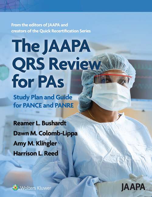 Book cover of The JAAPA QRS Review for Pas: Study Plan and Guide for PANCE and PANRE