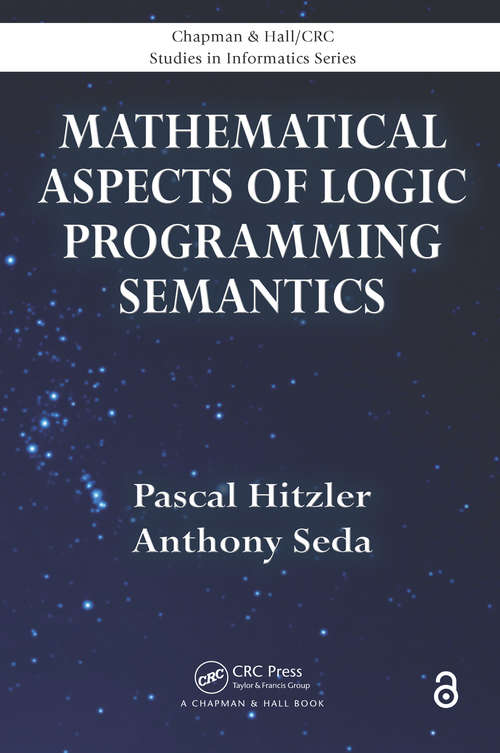 Book cover of Mathematical Aspects of Logic Programming Semantics