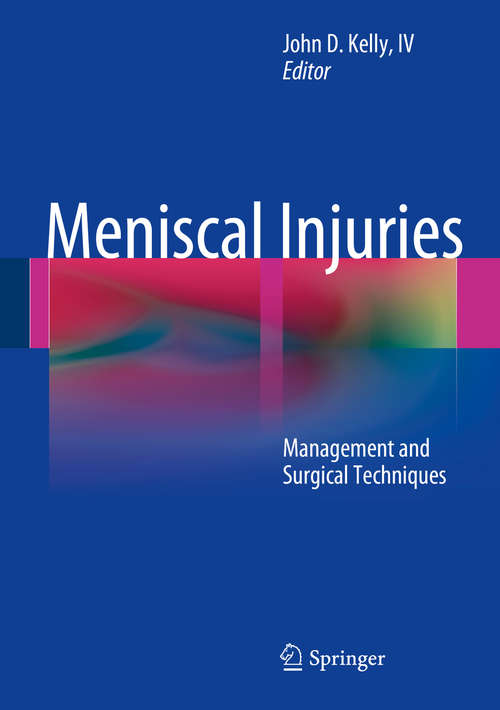 Book cover of Meniscal Injuries