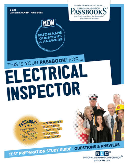 Book cover of Electrical Inspector: Passbooks Study Guide (Career Examination Series)