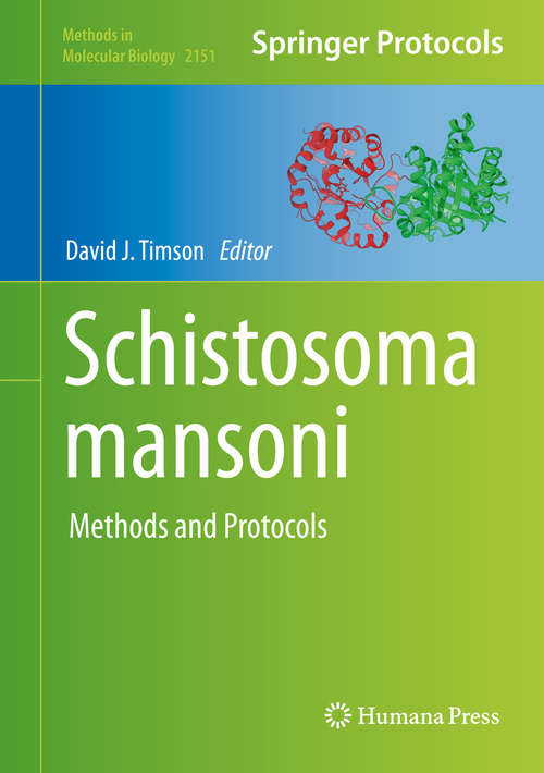 Book cover of Schistosoma mansoni: Methods and Protocols (1st ed. 2020) (Methods in Molecular Biology #2151)