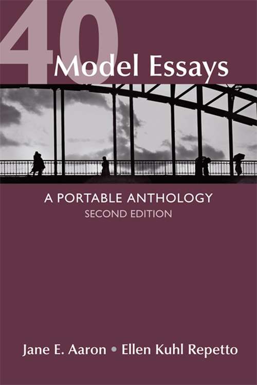 Book cover of 40 Model Essays: A Portable Anthology
