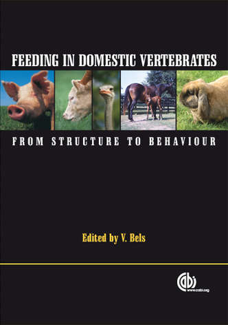 Book cover of Feeding in Domestic Vertebrates: From Structure to Behaviour