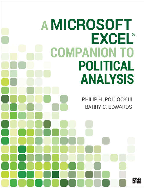 Book cover of A Microsoft Excel® Companion to Political Analysis (First Edition)
