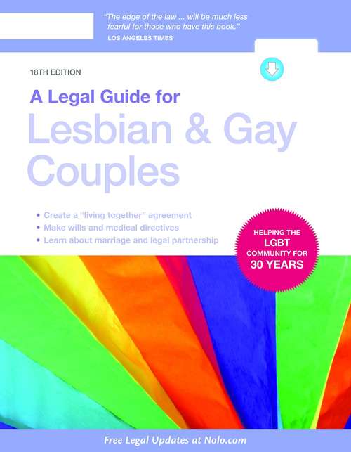 Book cover of Legal Guide for Lesbian & Gay Couples, A