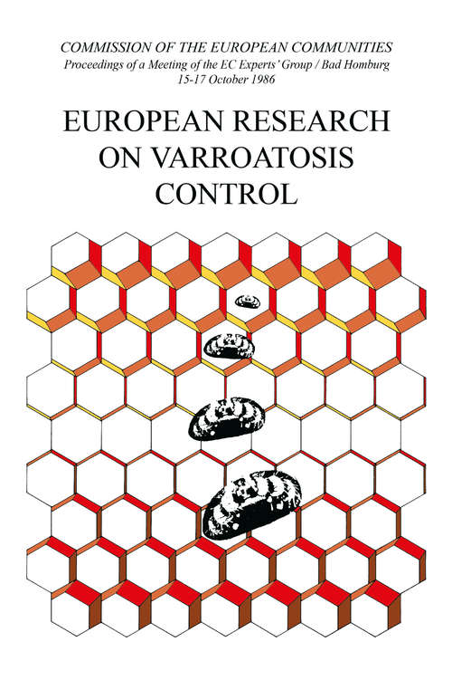 Book cover of European Research on Varroatosis Control