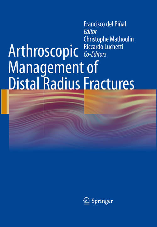 Book cover of Arthroscopic Management of Distal Radius Fractures