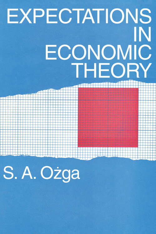 Book cover of Expectations in Economic Theory