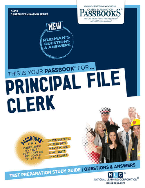 Book cover of Principal File Clerk: Passbooks Study Guide (Career Examination Series: C-659)