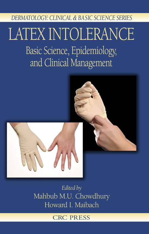 Book cover of Latex Intolerance: Basic Science, Epidemiology, and Clinical Management