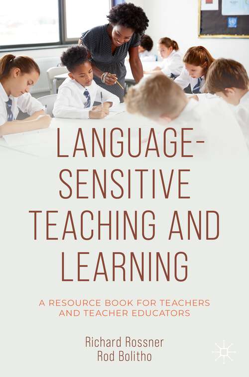 Book cover of Language-Sensitive Teaching and Learning: A Resource Book for Teachers and Teacher Educators (1st ed. 2022)