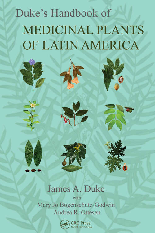Book cover of Duke's Handbook of Medicinal Plants of Latin America