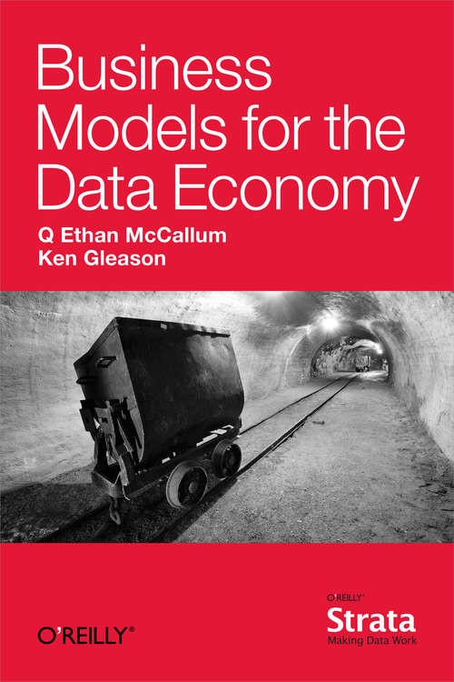 Book cover of Business Models for the Data Economy