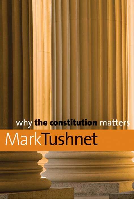 Book cover of why the constitution matters