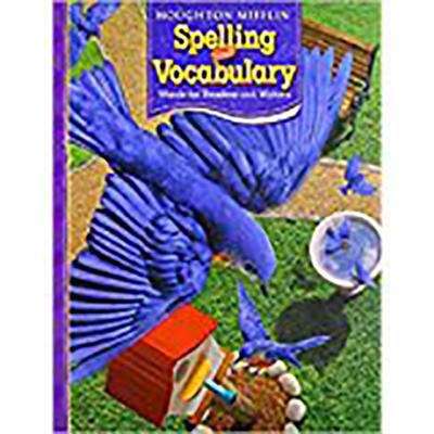 Book cover of Houghton Mifflin Spelling and Vocabulary: Words for Readers and Writers [Grade 3, Continuous]