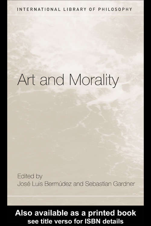 Book cover of Art and Morality (International Library of Philosophy)