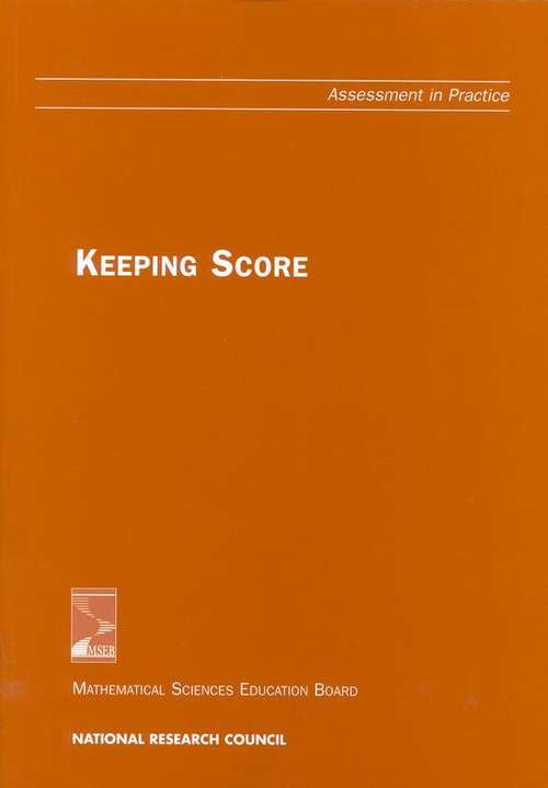 Book cover of Keeping Score: Assessment in Practice