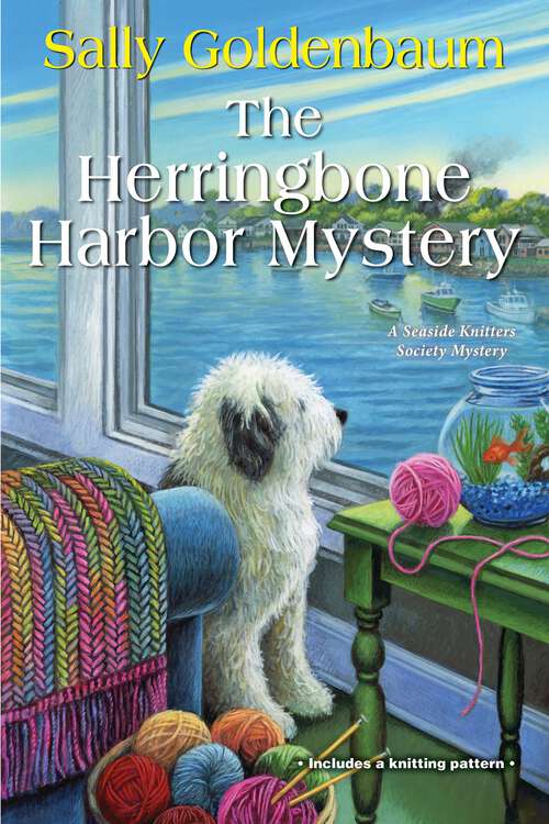 Book cover of The Herringbone Harbor Mystery (Seaside Knitters Society #7)