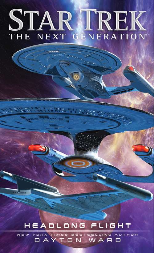 Book cover of Headlong Flight (Star Trek: The Next Generation)