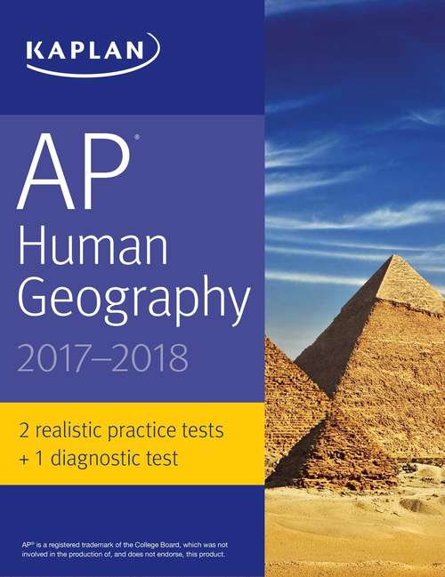 Book cover of AP Human Geography 2017-2018