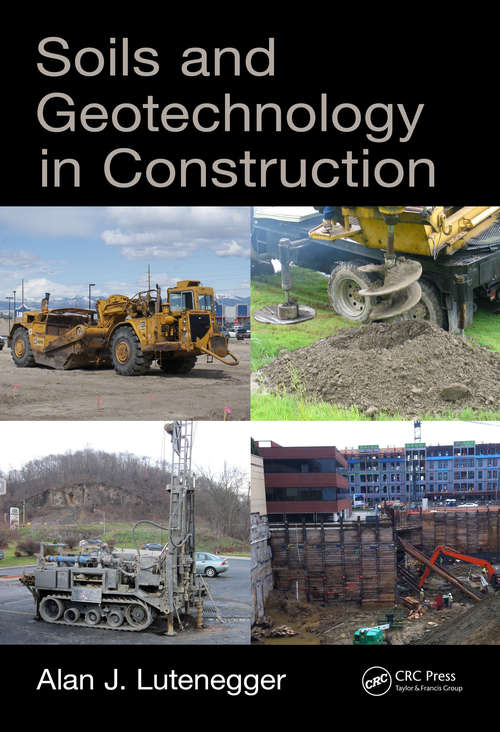 Book cover of Soils and Geotechnology in Construction