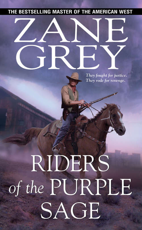 Book cover of Riders of the Purple Sage: Large Print (Riders Of The Purple Sage Ser. #1)