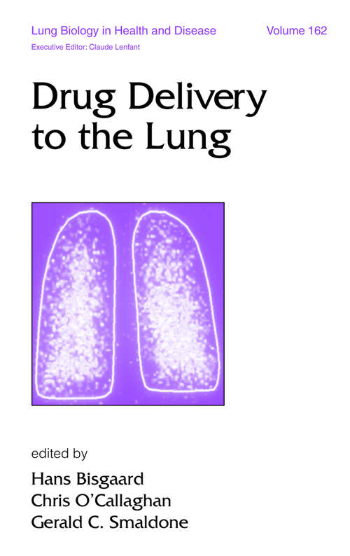 Book cover of Drug Delivery to the Lung