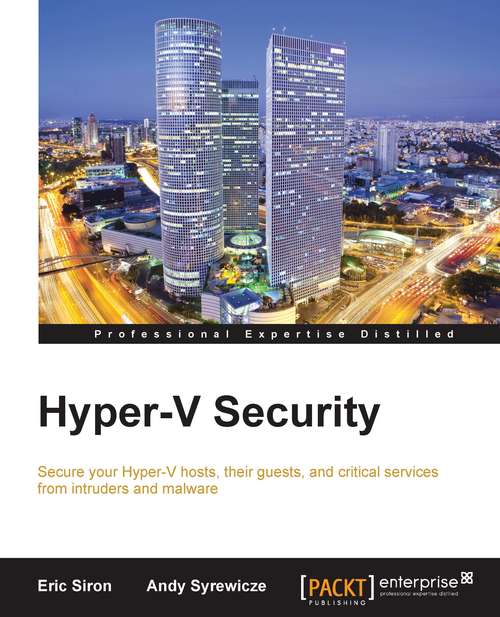 Book cover of Hyper-V Security