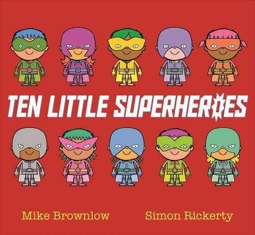 Book cover of Ten Little Superheroes (Ten Little #6)