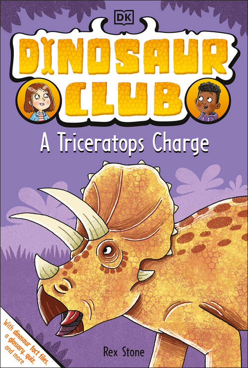 Book cover of Dinosaur Club: A Triceratops Charge (Dinosaur Club #2)