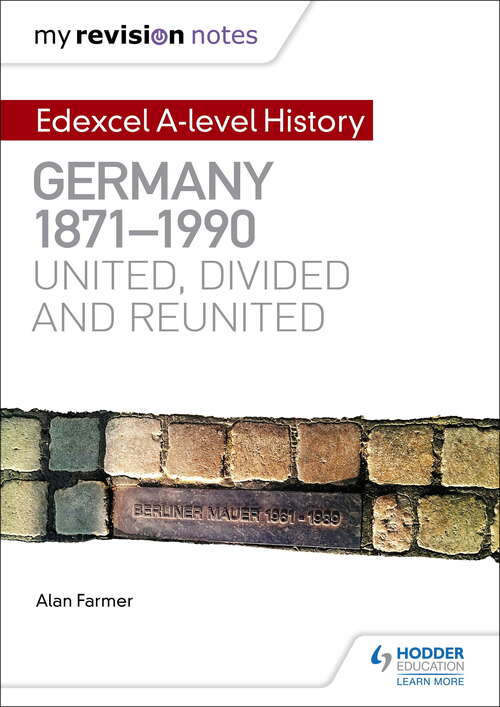 Book cover of My Revision Notes: united, divided and reunited