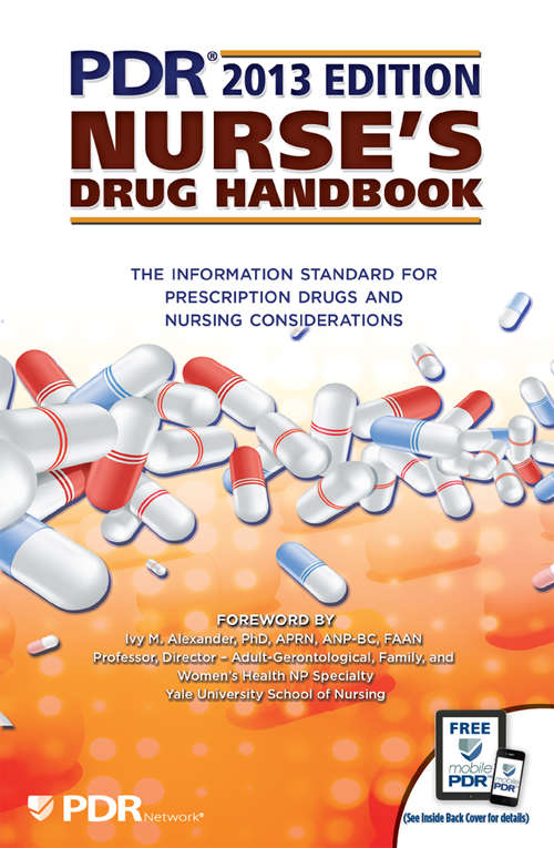 Book cover of PDR Nurse's Drug Handbook 2013