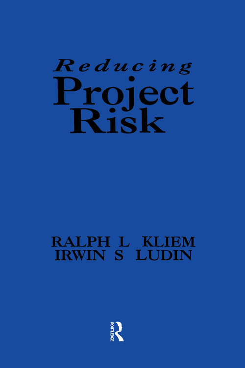 Book cover of Reducing Project Risk