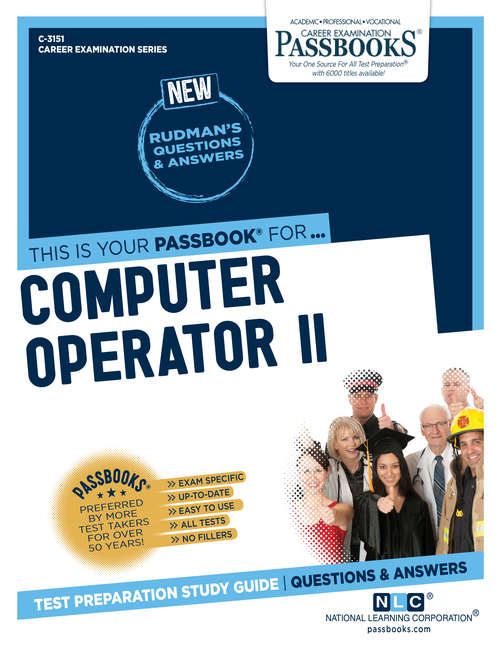 Book cover of Computer Operator II: Passbooks Study Guide (Career Examination Series)