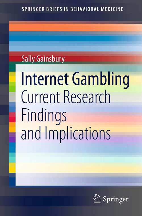 Book cover of Internet Gambling