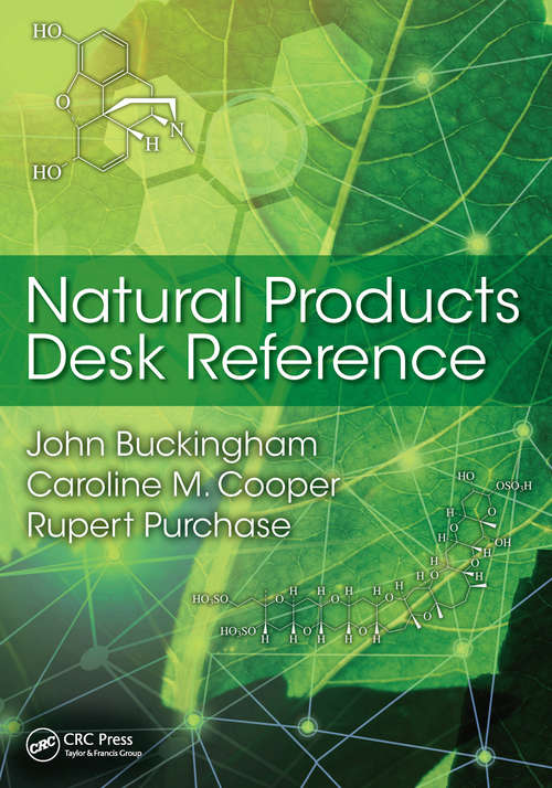 Book cover of Natural Products Desk Reference