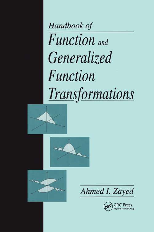 Book cover of Handbook of Function and Generalized Function Transformations